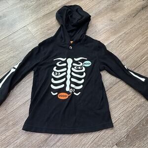 Cat & Jack Black Skeleton Long Sleeve Tee 2t